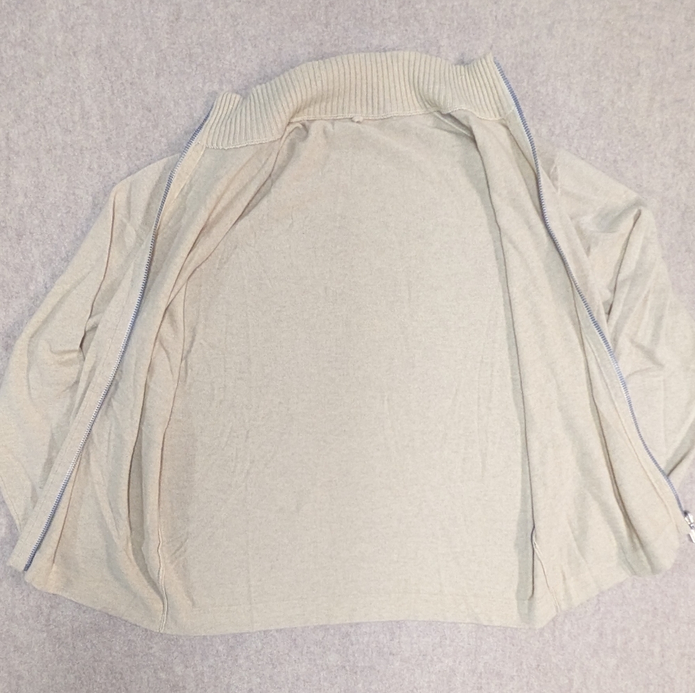 Cashmere Ermenegildo Zegna Stunning Zip Up Sweater. Luxury Item Men's XL - Picture 7 of 11